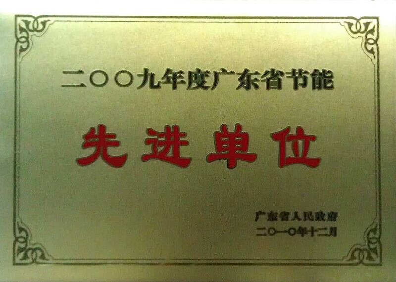 广东省节能先进单位